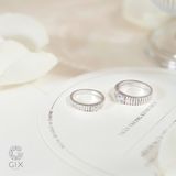  Nhẫn Đôi Kiểu Mới Đính Kim Cương Nhân Tạo Gix Jewel - GCR25050108 