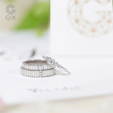  Nhẫn Cưới Vàng 10k Kim Cương Đẹp Gix Jewel - GCR25050115 