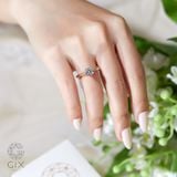  Nhẫn cầu hôn đẹp đơn giản vàng hồng 18k - Royal Arch | Gix Jewelry 