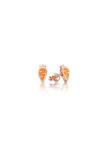 Khuyên tai cho bé vàng tây bạc ý 925 hình củ cà rốt cute Gix Jewel 