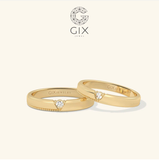  Nhẫn Cặp Nam Nữ Đẹp Đính Đá Tinh Xảo Gix - GCR25050045 