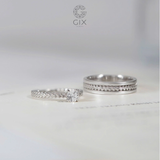  Nhẫn Cưới Vàng 14k Kim Cương Đẹp Gix Jewel - GCR25050131 