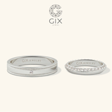  Nhẫn Cưới Vàng 14k Eternity Kiểu Mới Gix Jewel - GCR25050020 