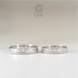  Nhẫn cưới vàng 10k bản to đẹp hình vương miện Gix Jewel - GCR25050117 