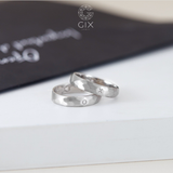  Nhẫn Cưới Vàng 14k Vát Hammer Độc Đáo Gix Jewel - GCR25050135 