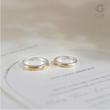  Nhẫn Cưới Vàng 18k Hai Màu Gix Jewel - GCR25050138 