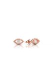  Bông tai nữ đẹp sang trọng bạc cao cấp Gix Jewel mạ vàng đính đá tấm đôi mắt 