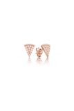  Bông tai vàng tây 18k bạc nữ cá tính hình bánh pizza đính đá lấp lánh Gixjewelry 
