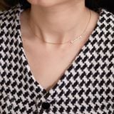 Dây chuyền theo tên vàng 18k bạc 925 đẹp cho nam nữ Gix Jewelry 