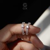  Nhẫn Cầu Hôn Vàng 10K Đẹp Đính Moissanite - Queen's Light | Gix Jewelry 