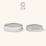 Nhẫn Đôi Bạc 925 Đính Đá Cao Cấp Gix Jewel - GCR25050024 
