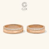  Nhẫn Cưới Vàng 610 Đẹp Mới Nhất Gix Jewel - GCR25050044 