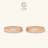  Nhẫn Cặp Trái Tim Đẹp Gix Jewel - GCR25050038 