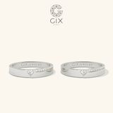  Nhẫn Cặp Trái Tim Đẹp Gix Jewel - GCR25050038 