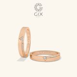  Nhẫn Cưới Trái Tim Vàng 10K Đẹp -GCR25050038 