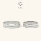  Nhẫn cặp đẹp bản to khắc hoa văn Gix - GCR25050043 