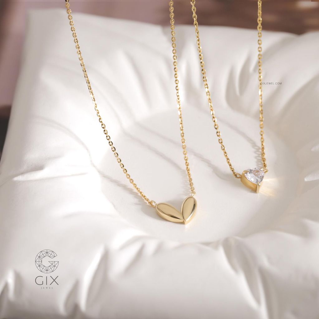 Dây Chuyền Bạc Nữ Hình Trái Tim Gix Jewel