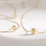  Dây chuyền chữ cái khắc tên bằng vàng 18k bạc s925 Gix Jewelry 