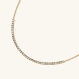  Vòng cổ tennis choker đính đá trang sức đẹp cá tính cho nữ sợi khoen lật GixJewelry 