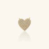  Vòng cổ dài cá tính cho nữ hình trái tim vàng tây đính đá lấp lánh hợp đi tiệc Gix Jewel 