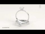  Nhẫn Cầu Hôn Vàng Trắng Đơn Giản Đính Kim Cương Nhân Tạo Đẹp Nhất Gix Jewel 
