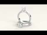  Nhẫn Cầu Hôn Giá Rẻ Đơn Giản Vàng 18K Đính Kim Cương Nữ Đeo Ngón Giữa Gix Jewel 