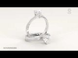  Nhẫn Cầu Hôn Kim Cương Giá Vàng 18K Đơn Giản Kim Cương Trái Tim Gix 