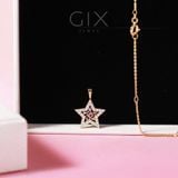  Mặt dây chuyền bạc đính đá hình ngôi sao Gix Jewel 