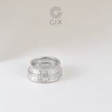  Nhẫn Cưới Vàng 14k Vát Nhám Đẹp Lạ Gix Jewel - GCR25050133 