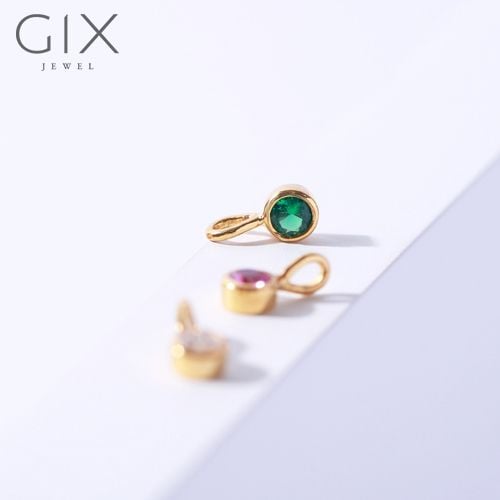  Mặt dây chuyền bạc đính đá Cz cao cấp Gix Jewel 