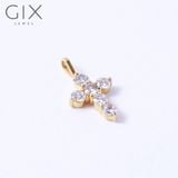  Mặt dây chuyền bạc hình thánh giá đính đá giá sốc Gix Jewel 