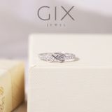  Nhẫn bạc 925 vô cực tiny Gix Jewel SPGN08 
