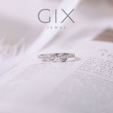  Nhẫn bạc 925 vô cực tiny Gix Jewel SPGN08 