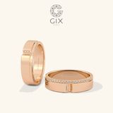  Nhẫn đôi đẹp bạc 925 đính đá sang trọng Gix Jewel - GCR25050100 