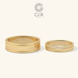  Nhẫn Cưới Vàng Tây 610 Đơn Giản Kiểu Truyền Thống Gix Jewelry - GCR25050015 