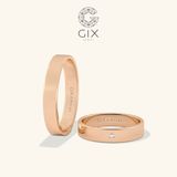  Nhẫn Cưới Vàng 14k Truyền Thống Đơn Giản Đẹp Gix - GCR25050134 