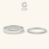  Nhẫn Cưới Vàng 14K Đơn Giản Đẹp Đính Kim Cương Gix - GCR25050022 