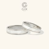  Cặp nhẫn cưới đẹp vàng trơn 18k rẻ nhất hoạ tiết đẹp Gix Jewel 