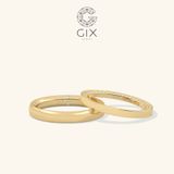  Nhẫn Cưới Vàng 14K Đính Kim Cương Cao Cấp Gix - GCR25050014 