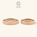  Nhẫn Cưới Vàng 610 Vát Cạnh - Metrica | GCR25050003 