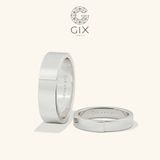  Nhẫn Cặp First Touch Trơn Đẹp Khắc Chữ | GCR25050006 