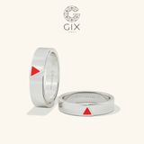  Nhẫn Đôi Bạc Khắc Tên - Symara | GCR25050007 