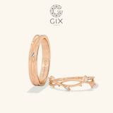  Nhẫn Cặp Bạc Verdelle - GCR25050001 | Gix Jewel 