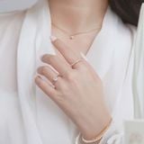  Mẫu nhẫn cầu hôn đẹp vàng 18k đính kim cương - Grace Vine | Gix Jewelry 