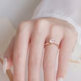  Mẫu nhẫn cầu hôn đẹp vàng 18k đính kim cương - Grace Vine | Gix Jewelry 