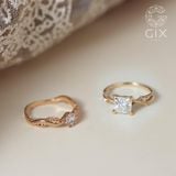  Nhẫn đính hôn kim cương vàng trắng 18k - Neon Kiss | Gix Jewel 