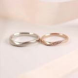  Nhẫn cưới vô cực Eternity vàng trắng kiểu mới kim cương sang trọng khắc chữ Gix Jewel 