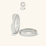  Nhẫn cặp đẹp bản to khắc tên theo yêu cầu Gix - GCR25050061 