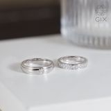  Nhẫn Cưới Kim Cương Vàng 18K Clarella - GCR25050005 