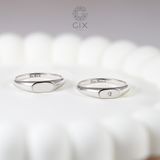  Nhẫn Cặp Đôi Signet Ring Độc Đáo Gix Jewel - GCR25050129 